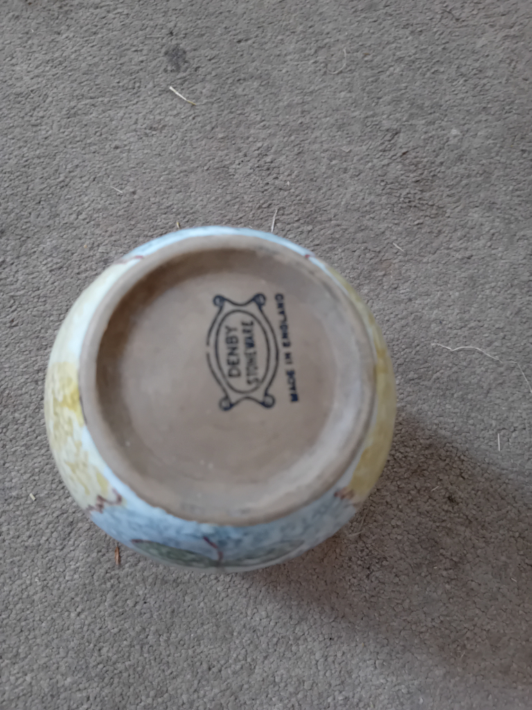 Denby Stoneware vase 1950s