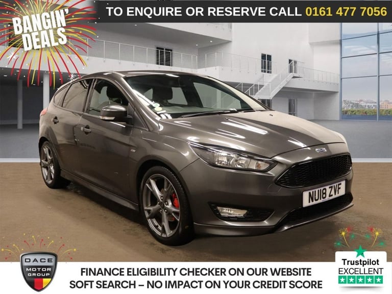 2018 Ford Focus 1.0 EcoBoost 140 ST-Line X 5dr HATCHBACK PETROL Manual