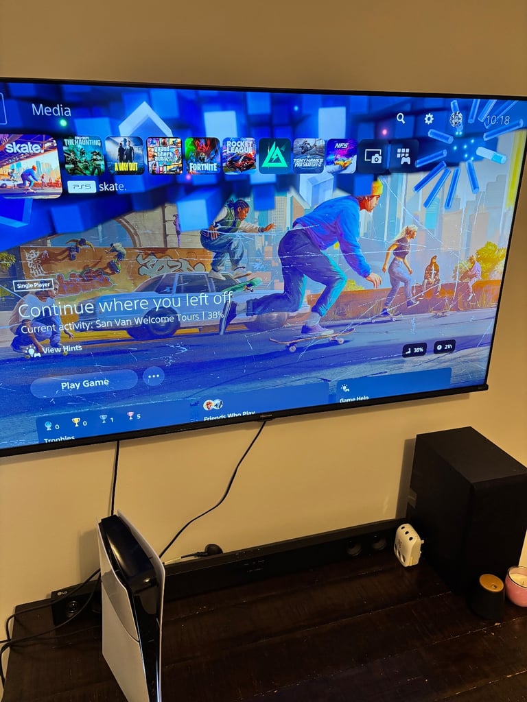 PlayStation 5. Basically brand new.
