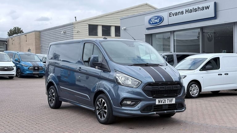 image for 2021 Ford Transit Custom 2.0 EcoBlue 185ps Low Roof Sport Van Auto Van Diesel Automatic