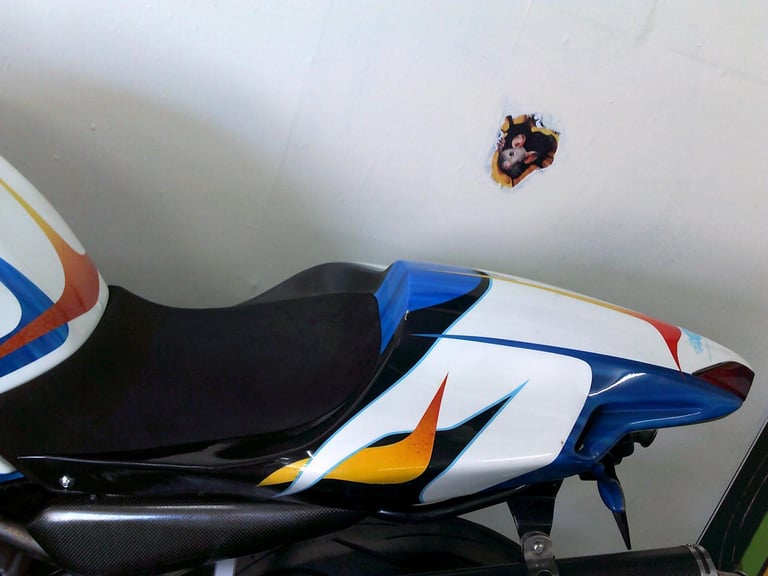 1997 R-reg Ducati 600 Monster streetfighter in multi colours