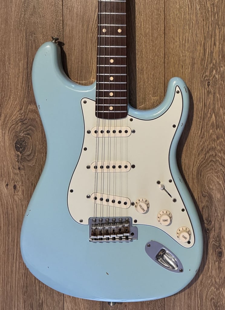 image for Fender Custom Shop '60 Reissue Stratocaster Relic Daphne Blue