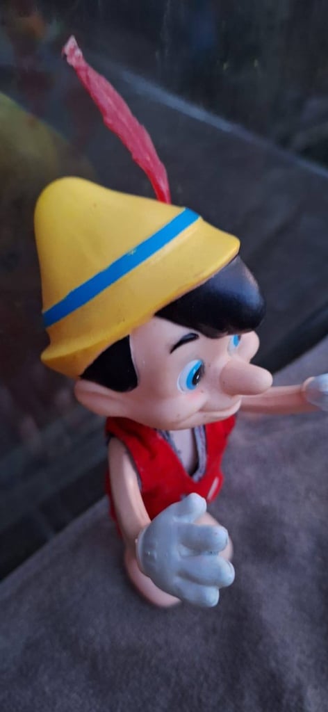 Vintage Collectable Disney Pinoccio Plastic Toy