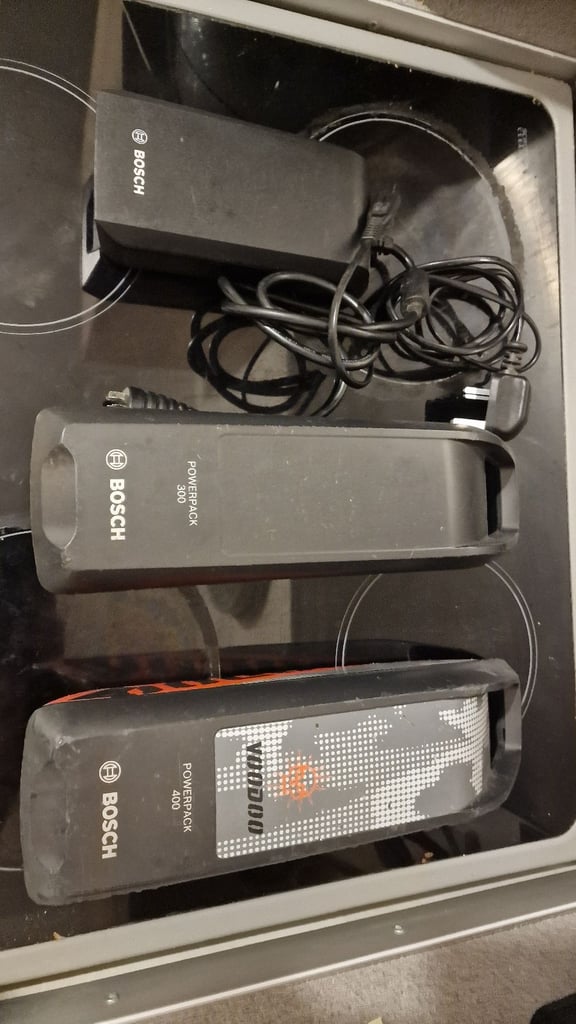 image for Bosch ebike battery x2 and fast charger 
