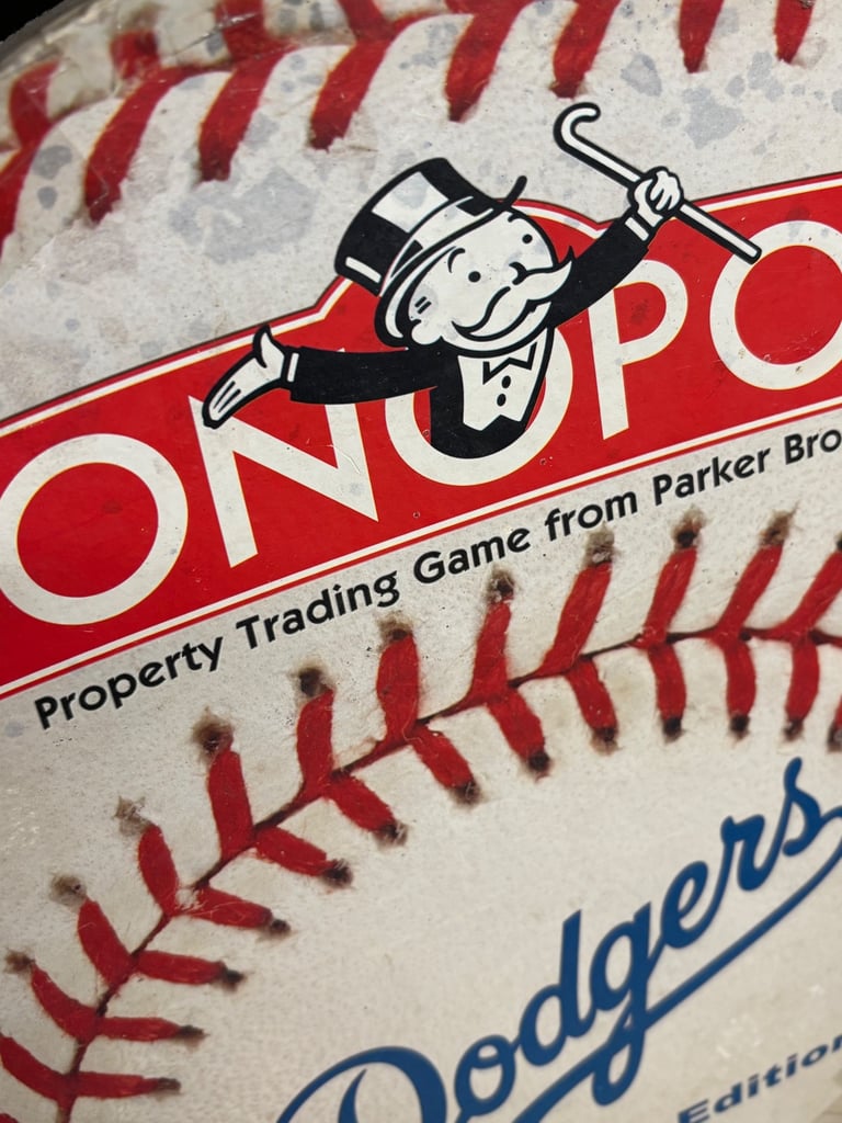 Baseball Dodgers Collectors Edition Monopoly Sealed Game