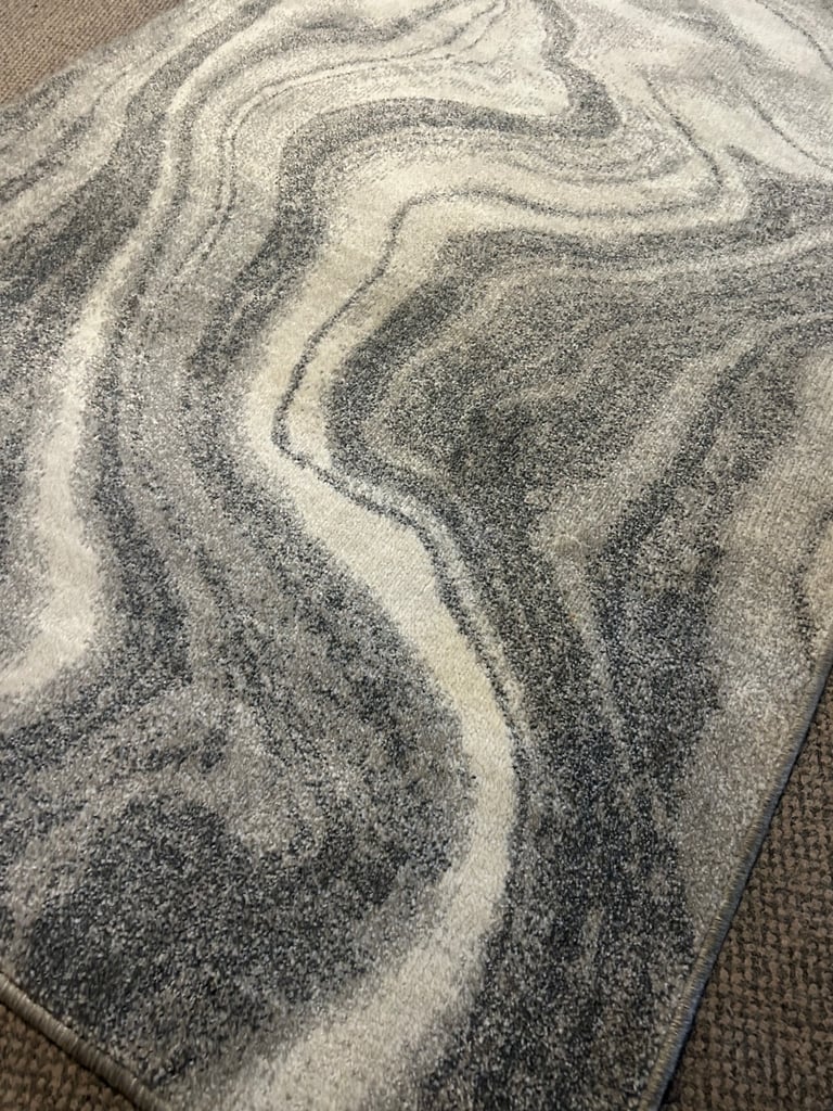 image for Grey marble rug 