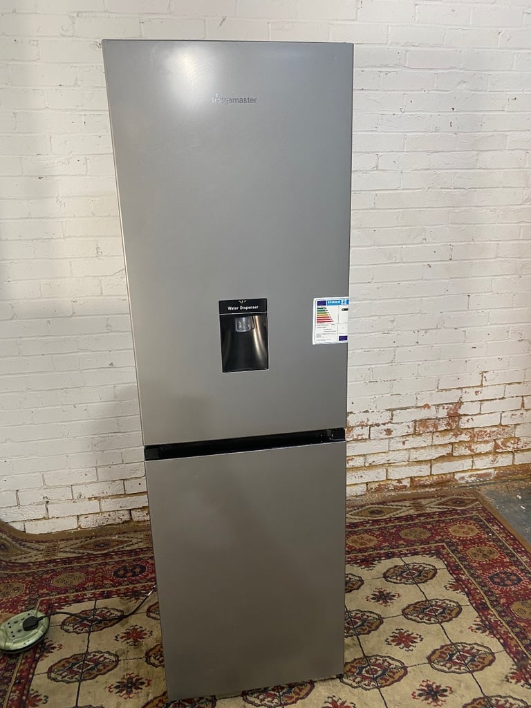 🚚Tall FridgeMaster Grey Fridge Freezer With Water Dispenser Frost Free For Sale 