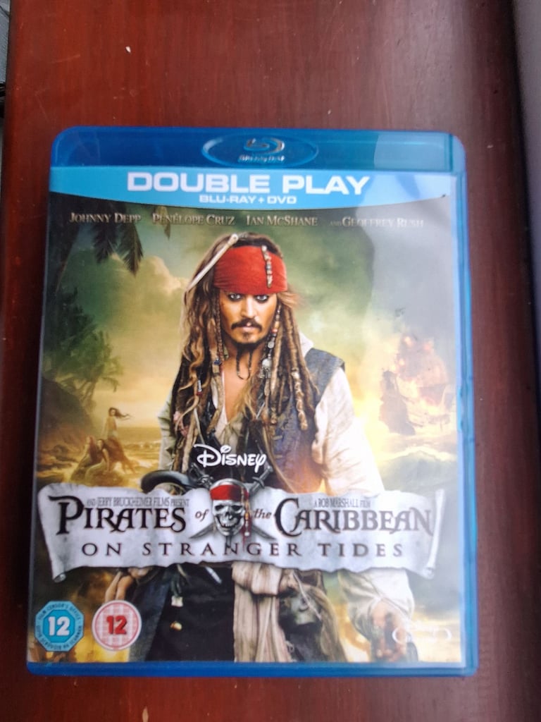Pirates of the Caribbean On Stranger Tides Blu-ray