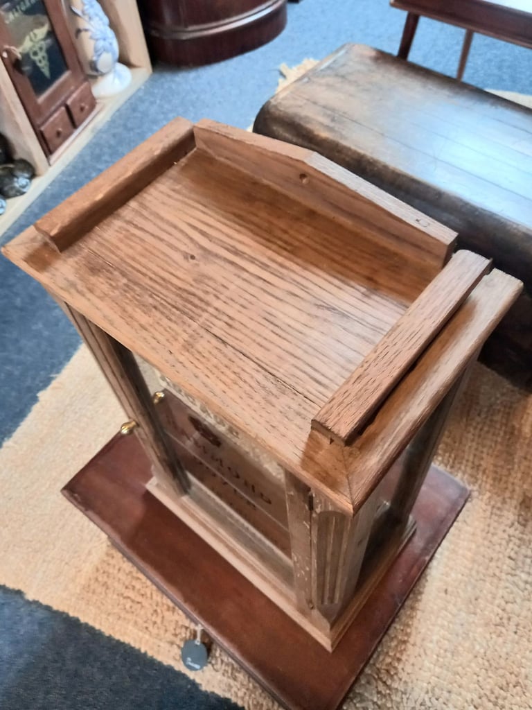Oak Jewellery Display Cabinet