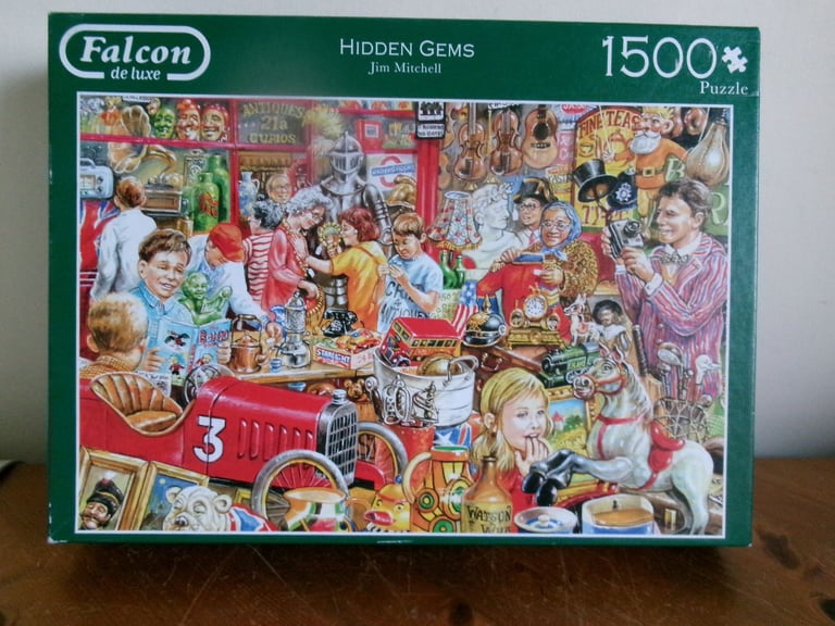 image for 1500 PIECE JIGSAW PUZZLE. HIDDEN GEMS. FALCON