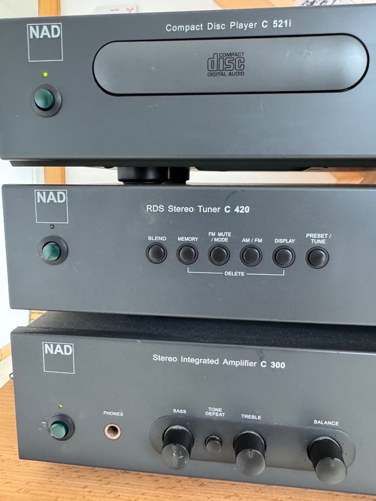 NAD Hifi separates. Amp, Tuner, CD player