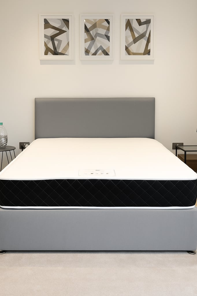 image for Divan Bed With Optional Mattress Single Small Double Double King Size Fast UK Delivery Available