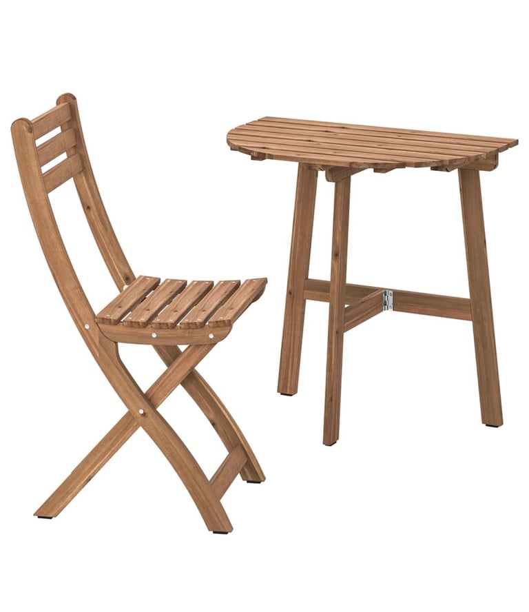 image for Folding Table & 1 Chair Set (Outdoor)