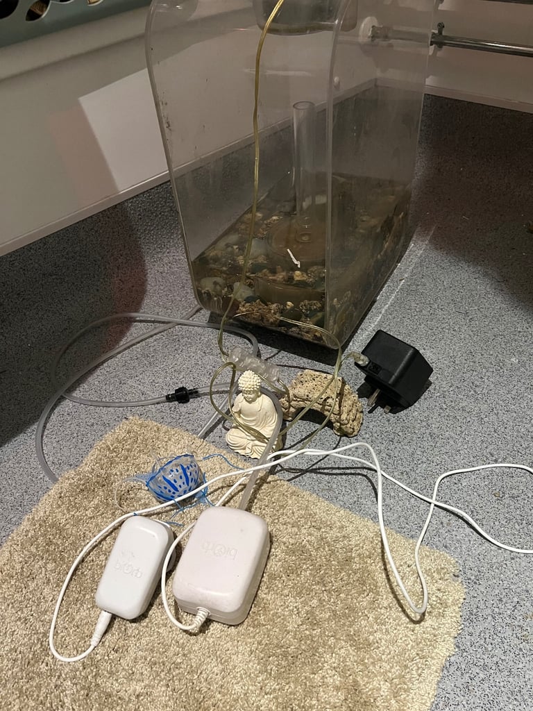 BiOorb 50 liter full set up with lotsof extras it’s not scratched or old I need to wipe it lol