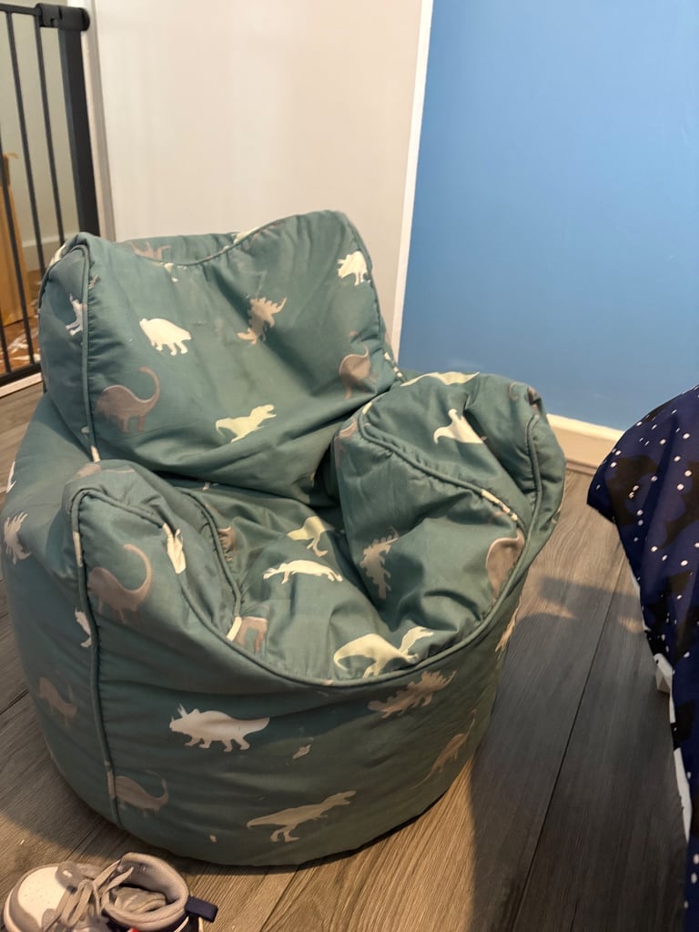 Kids dinosaur bean bag chair