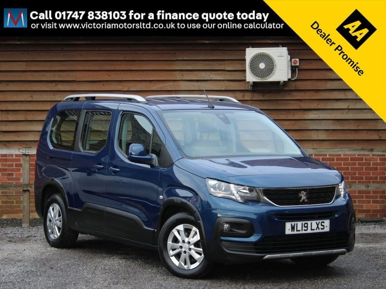 2019 Peugeot Rifter 1.5 BlueHDi Allure Long 7 SEATER EAT AUTO MPV MPV Diesel Automatic