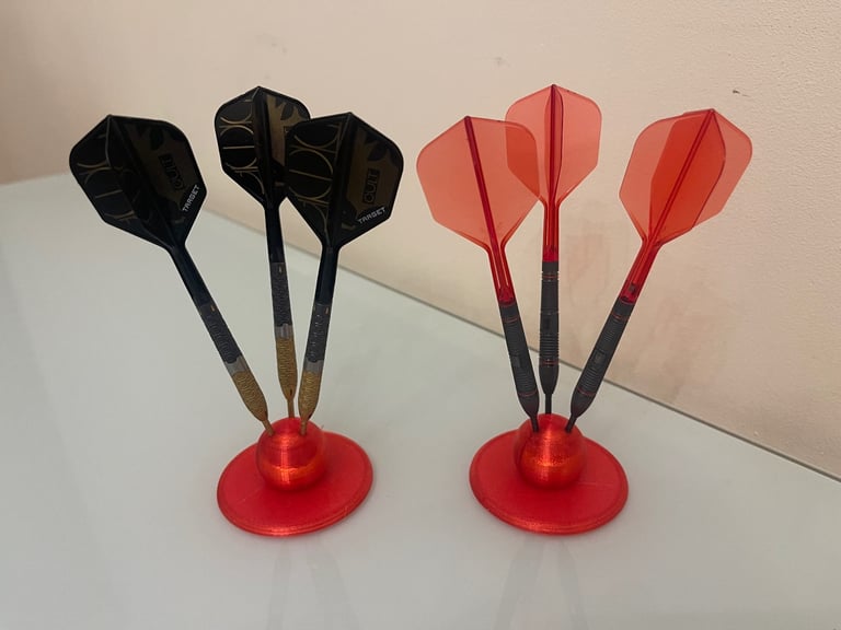 Target Cult Envy and Target Scope Darts with Target case and accessories