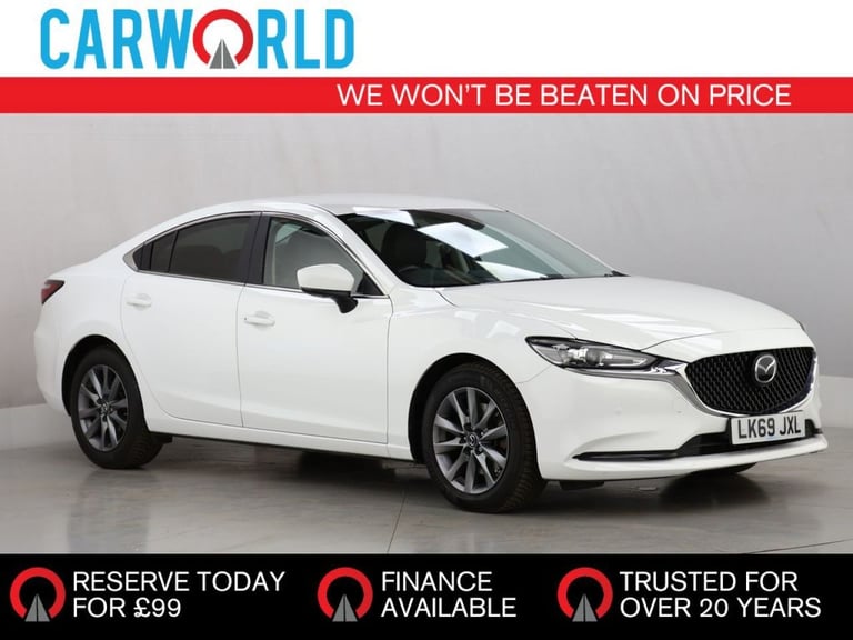 2020 Mazda Mazda6 2.2 SKYACTIV-D SE-L Lux Nav+ Saloon 4dr Diesel Manual Euro 6 (s/s) (150 ps) Sal...