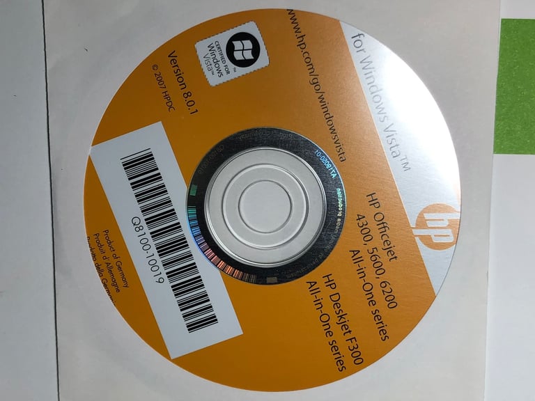 USER GUIDE & INSTALLATION CDs HP OFFICEJET PRINTER 5600 ALL-IN-ONE SERIES