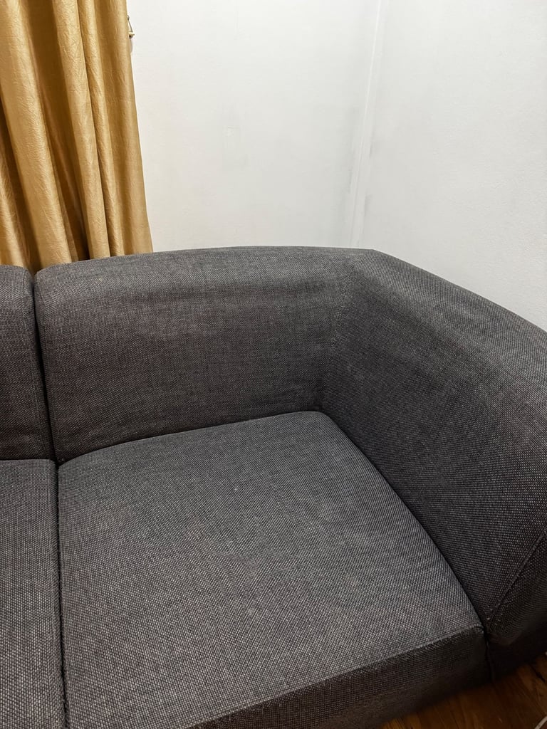 Modern Dark Grey Corner Sofa - Excellent Condition