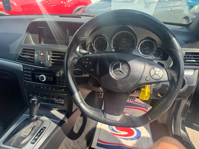 2010 10 MERCEDES E350 3.0 CDi V6 SPORT BLUEEFFICIENCY AUTOMATIC CABRIOLET .BLACK