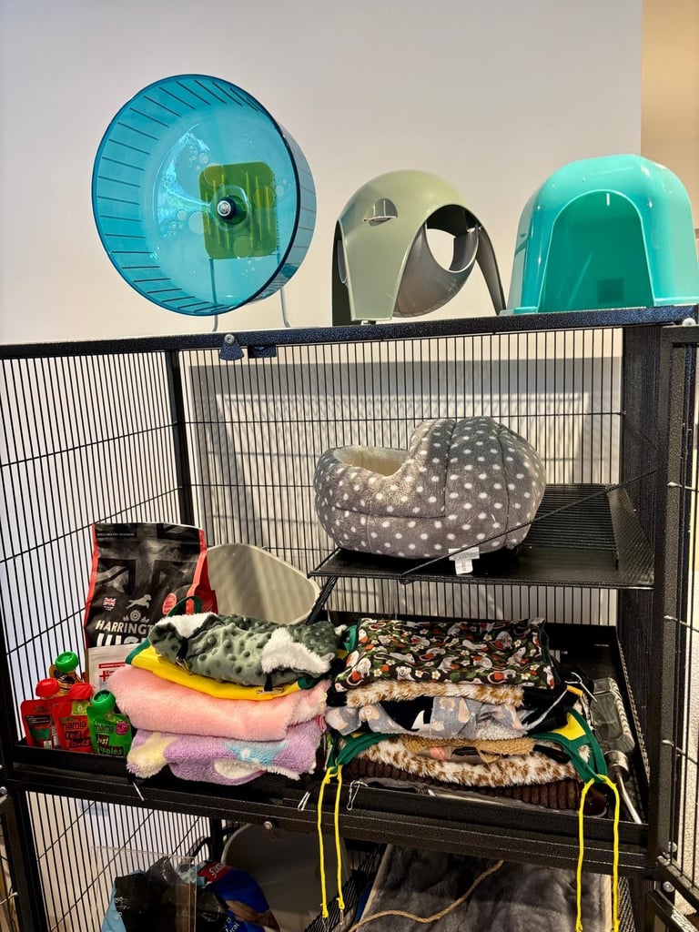 Pet planet rat and ferret cage plus full set up plus air purifier