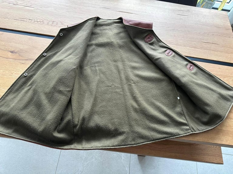 Leather Shooting Jacket / Gilet - excellent condition