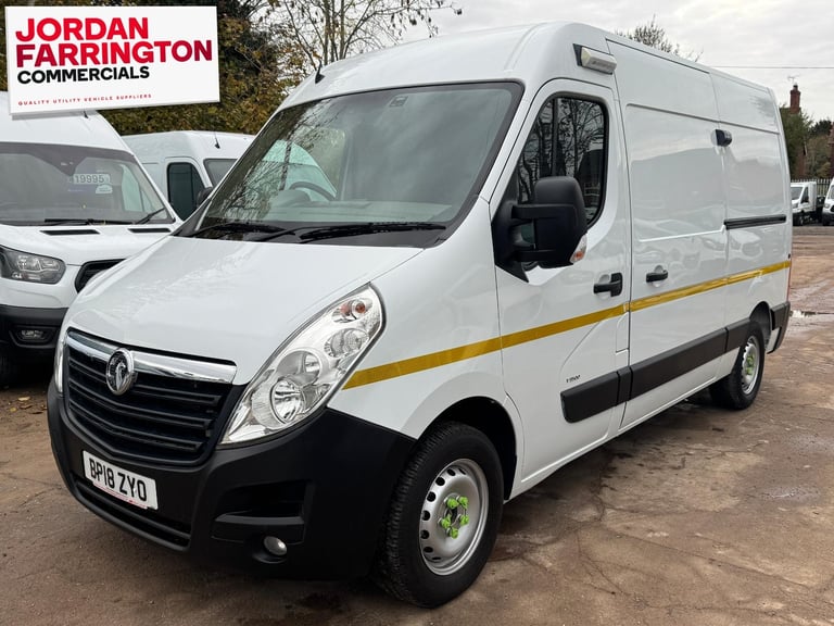 2018 VAUXHALL MOVANO L2H2 WORKSHOP VAN EURO 6 DIRECT FROM NETWORK RAIL