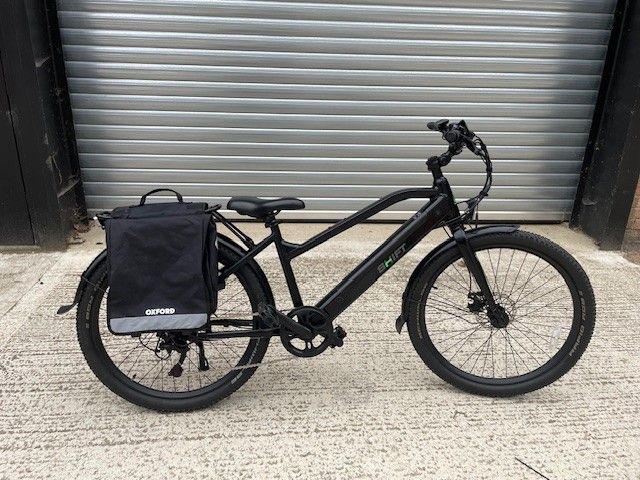 Cruiser eBike 250wh motor 36v Battery - Pannier Bags-Lock- Phone Holder- Black