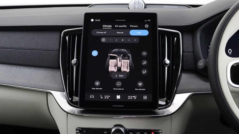 2025 Volvo XC90 T8 AWD PHEV Ultra Dark (Blond, Sunroof, Bowers &amp; Wilkins, 360 Camera) ESTATE ...
