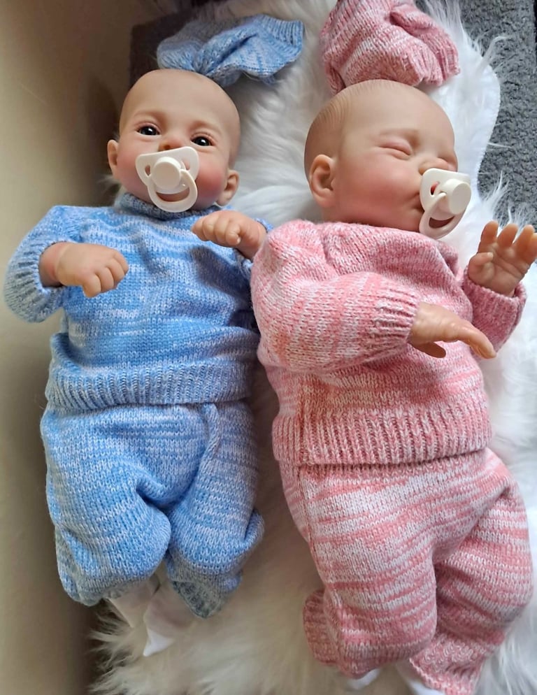 image for Brother & sister twin dolls