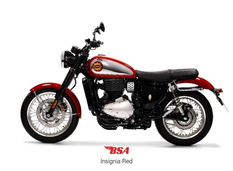 BSA Gold Star 650cc Classic Motorcycle Insignia Red - All Colours Available