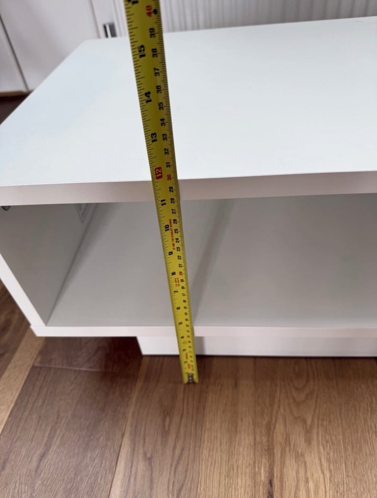 TV Unit Cabinet White 120x40x30cm