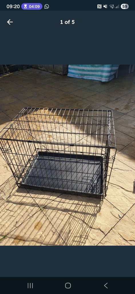 Dog puppy training crate foldable 