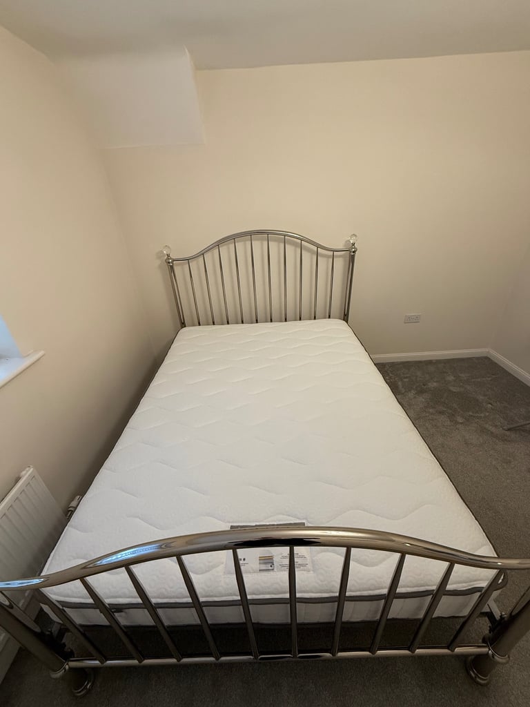 King Size Bed + Mattress 
