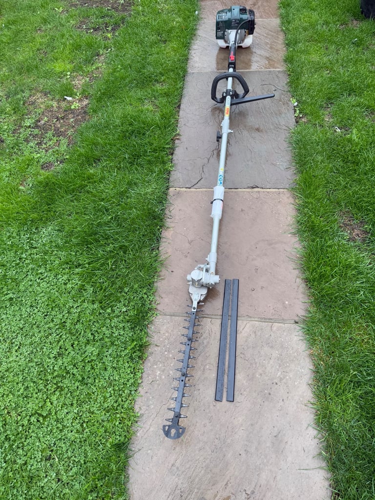 Lawnmower. Webb petrol long reach hedge cutter 