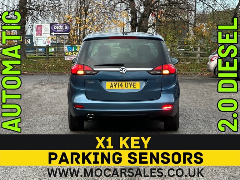 2014 Vauxhall Zafira 2.0 CDTi [165] SE 5dr Auto MPV Diesel Automatic