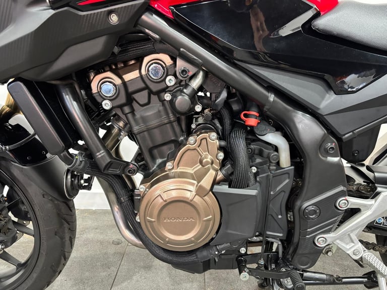 2022 Honda CB500F, 1,622 Miles, Stunning, Heated Grips, Radiator Guard, Hugger