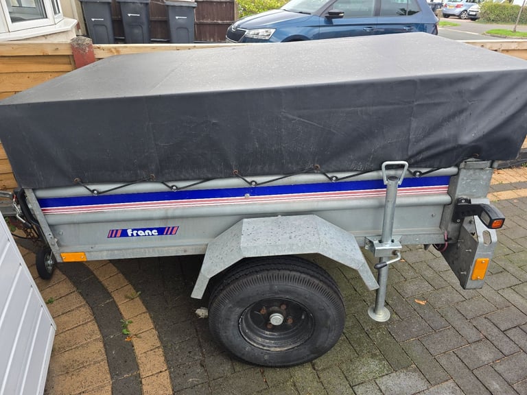 image for Ultimate camping off-grid galvanised trailer 5x3. With solar panel, powerpack, fully rebuilt