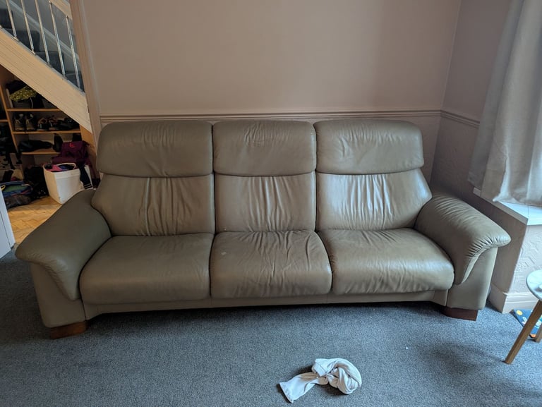 Ekornes stress less 3 seat sofa 