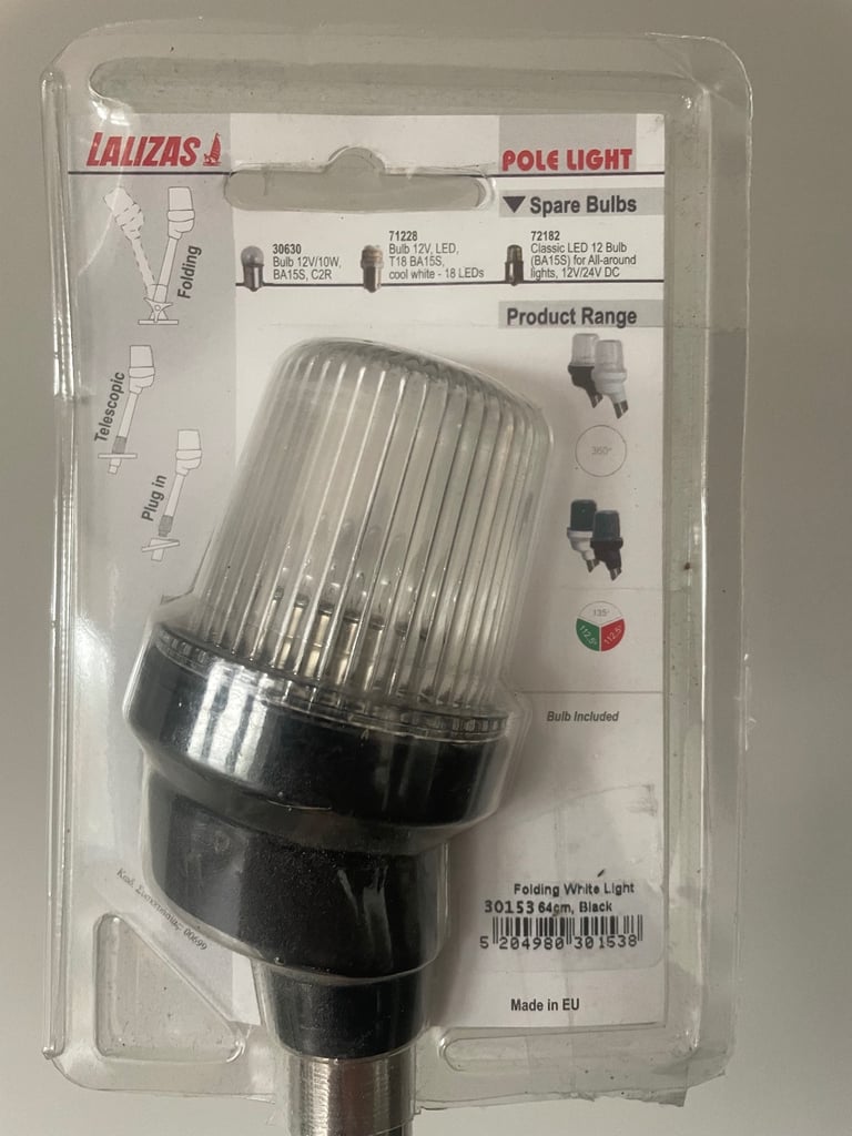 Lalizas Boat Folding Navigation Pole Light