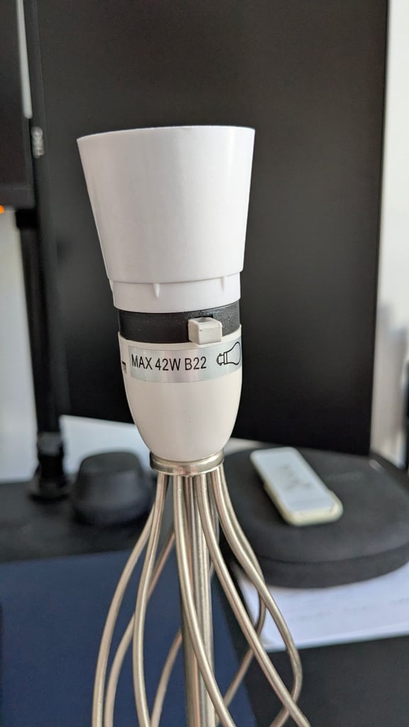 Floor lamp and 2 side table lamps