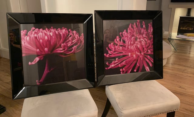 2 x Large Black Glass Picture Frame | in Woolton, Merseyside | Gumtree