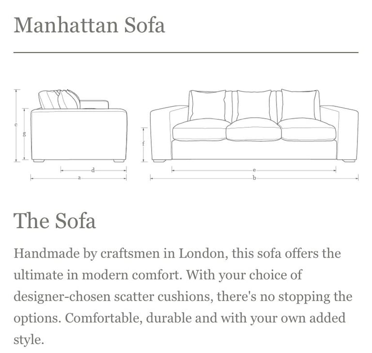 RAFT Sofa in solid Teak