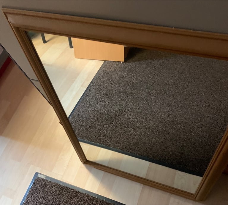 Wooden Mirror 34x24 inches 