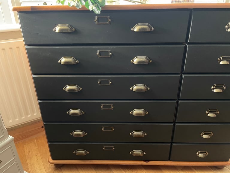 Merchant Chest of Drawers - Haberdashery - Apothecary - Sideboard Newly Up-cycled.