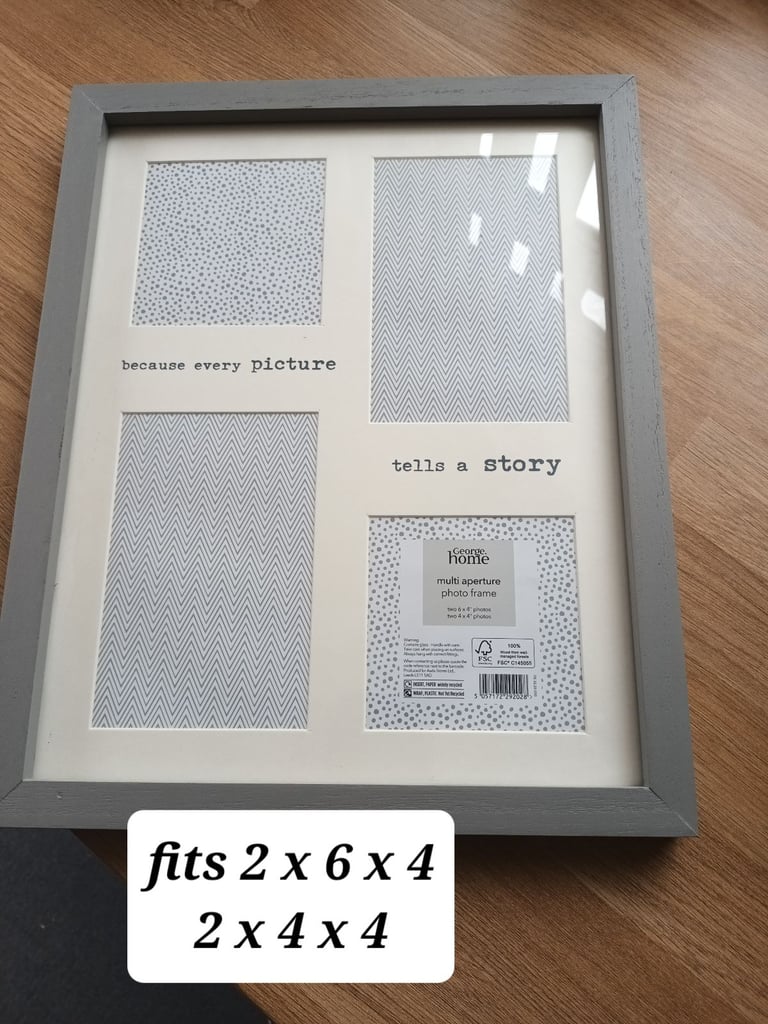 Assorted size photo frames