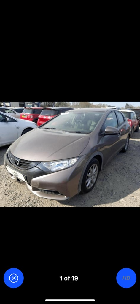 2013 Honda civic BREAKING 