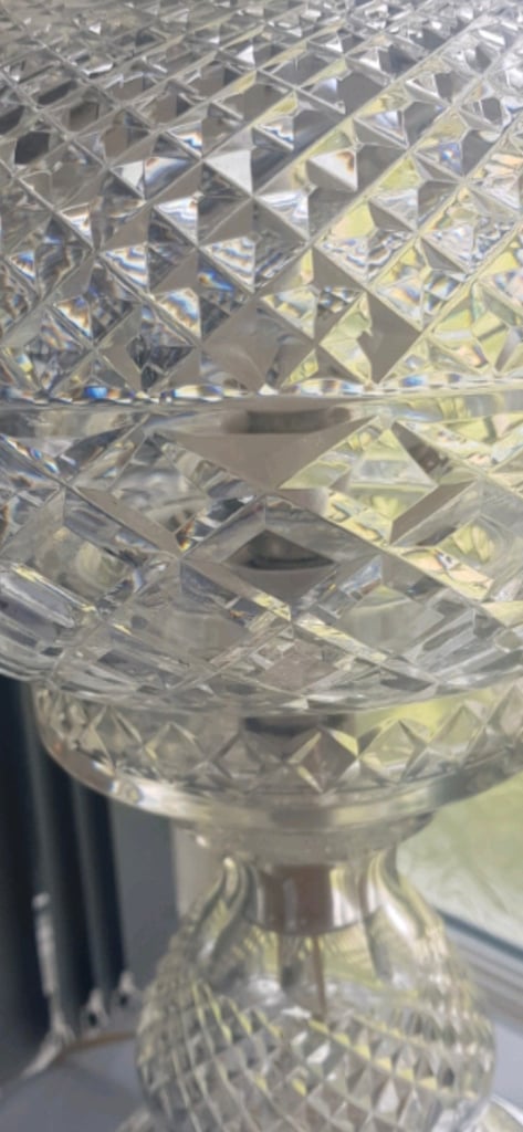 REDUCED Stunning Waterford Crystal Innishmaan lamp