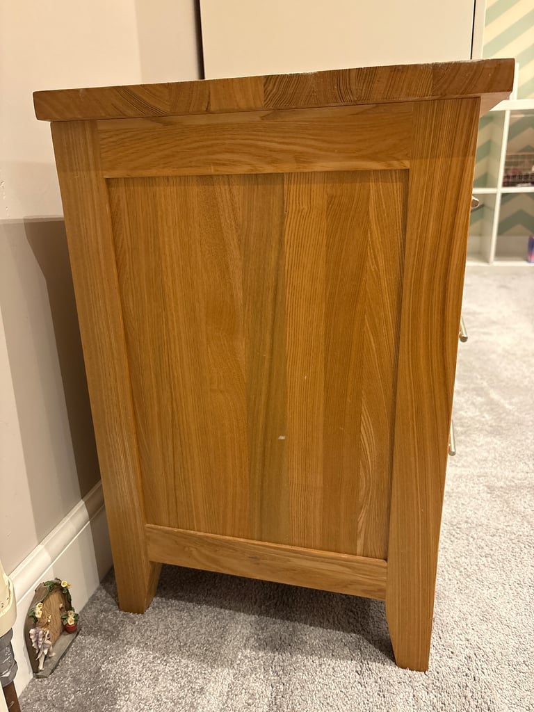 Next Oak Bedside Table